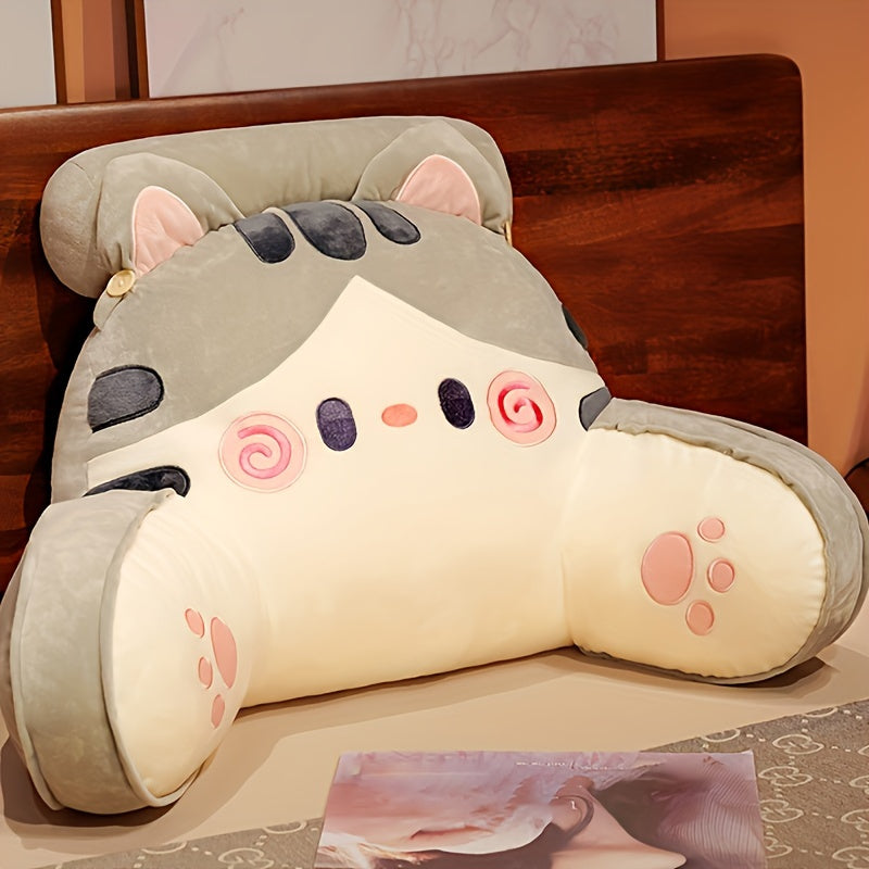 Cat Head Sofa Cushion Pillow Chair Backrest Holiday Gift