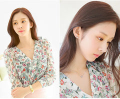 925 Sterling Silver Butterfly Necklace for Women