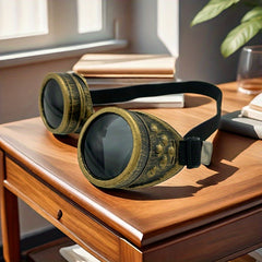 Steampunk Retro Goggles Costume Eyewear for Halloween Welding