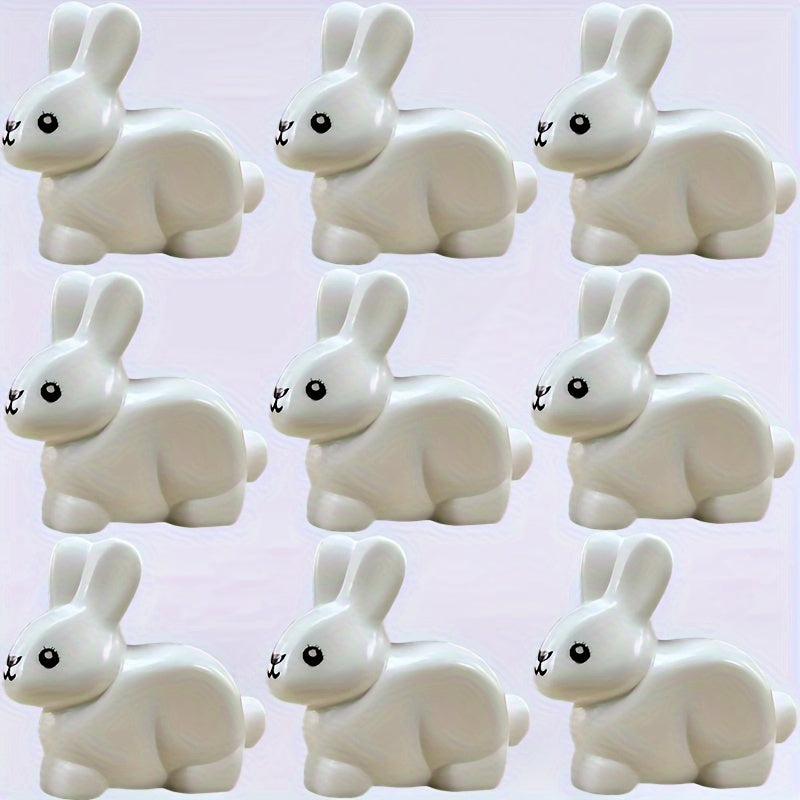 9pcs Mini Building Block Lovely Rabbit Anime DIY Animal Park Gift