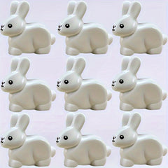 9pcs Mini Building Block Lovely Rabbit Anime DIY Animal Park Gift
