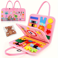 Pink Animal Dress Up Puzzle Board for Kids
