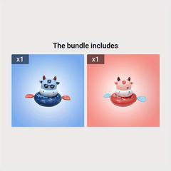 Surfing Cow Water Spray Toy Interactive Bath Play Companion for Youngsters