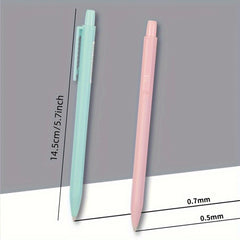 6pcs Morandi Solid Activity Pencil Press Pencil With Eraser