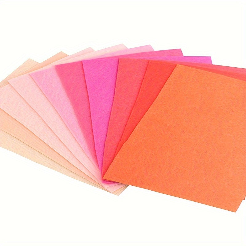 40pcs 1mm Nonwoven Felt Fabric for Home Decoration Sewing Dolls