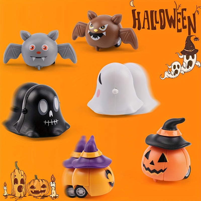 Halloween Bumper Cars Spooky Monster Toys for Kids Plastic