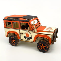 Wooden 3D Puzzle Cottages All Terrain Vehicle Models Kit