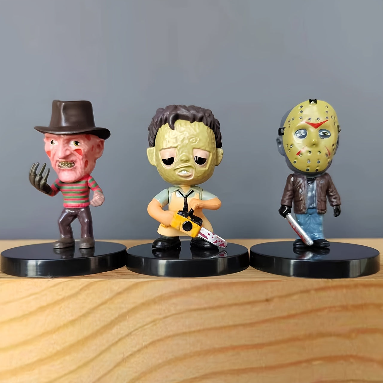 Creepy Horror Character PVC Toy Dolls Set for Halloween Decor