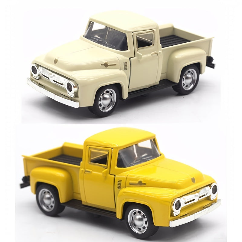 Alloy Vintage Truck Model Kids Toys Parts Huili Car Model Boy Toy