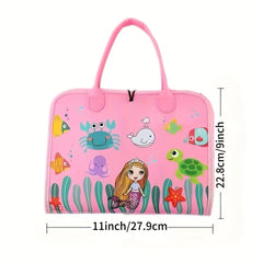 Pink Animal Dress Up Puzzle Board for Kids