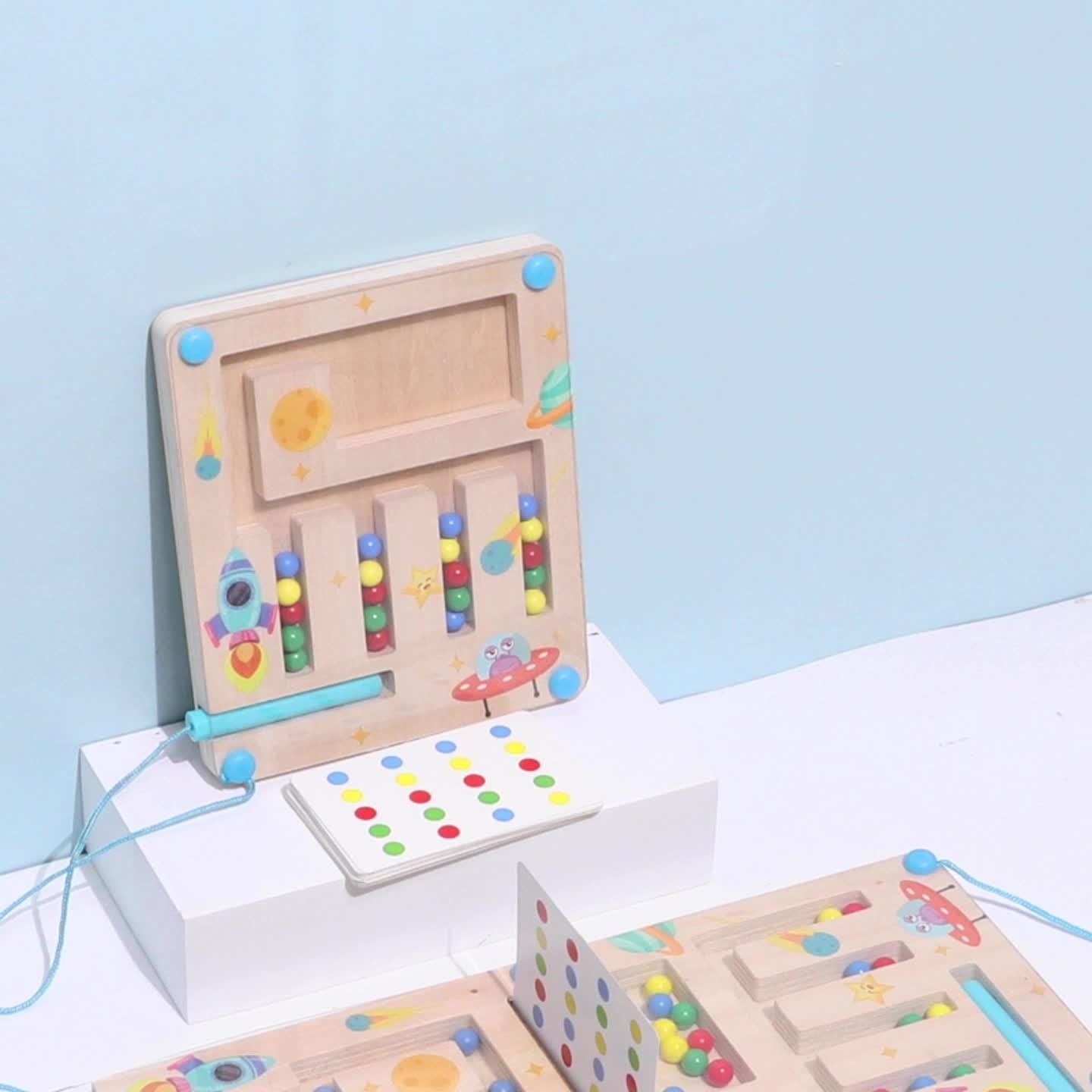 Family Strategy Game Wooden Perception Reasoning Enhancement