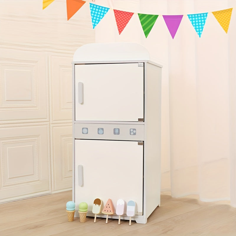 Mini Kitchen Refrigerator Wooden Chef Toy Set, Eid Mubarak