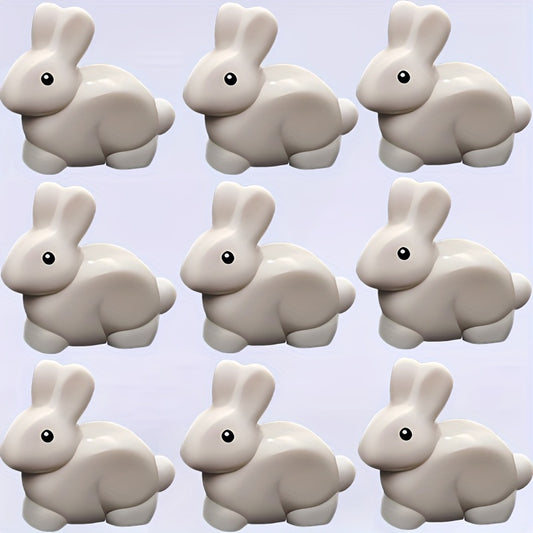 9pcs Mini Building Block Lovely Rabbit Anime DIY Animal Park Gift