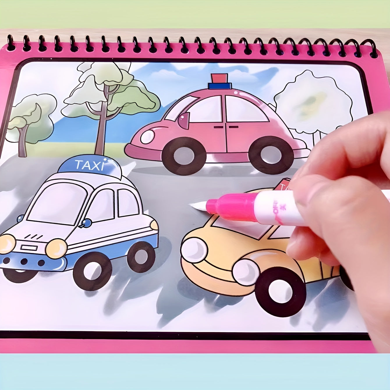 Magic Water Painting Book for Kids - Reusable Graffiti Coloring Book