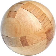Wooden Puzzle Magic Ball Brain Teaser Toy Intelligence Game
