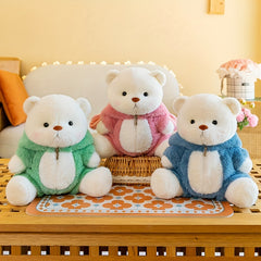 Bear Doll Joint Movable Plush Toy Stuffed Animal Home Decoration Gift