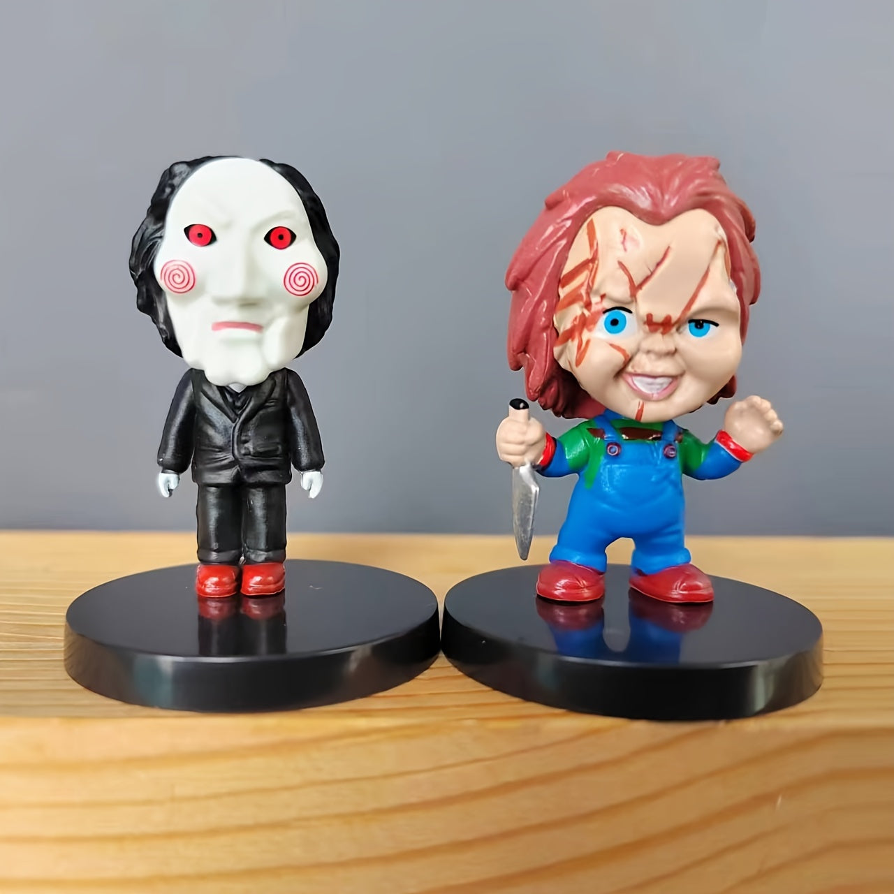 Creepy Horror Character PVC Toy Dolls Set for Halloween Decor