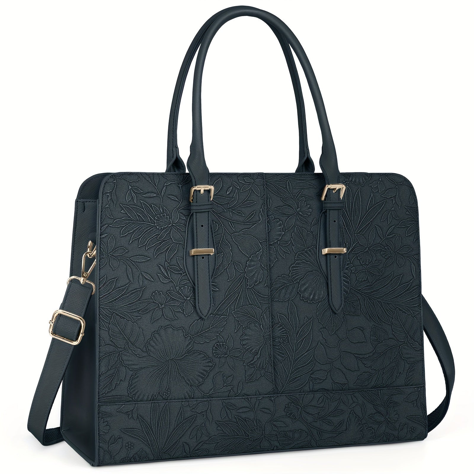 Waterproof PU Leather Laptop Work Bag for Women