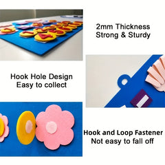 Felt Finger Numbers Math Toy for Kids - Counting Early Learning Toy