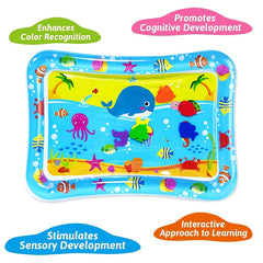 Whale Pat Pad Tummy Time Water Mat - Halloween Christmas Gift