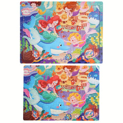 Wooden Jigsaw Puzzle Set for Kids - Cartoon & Animal Themed Toy