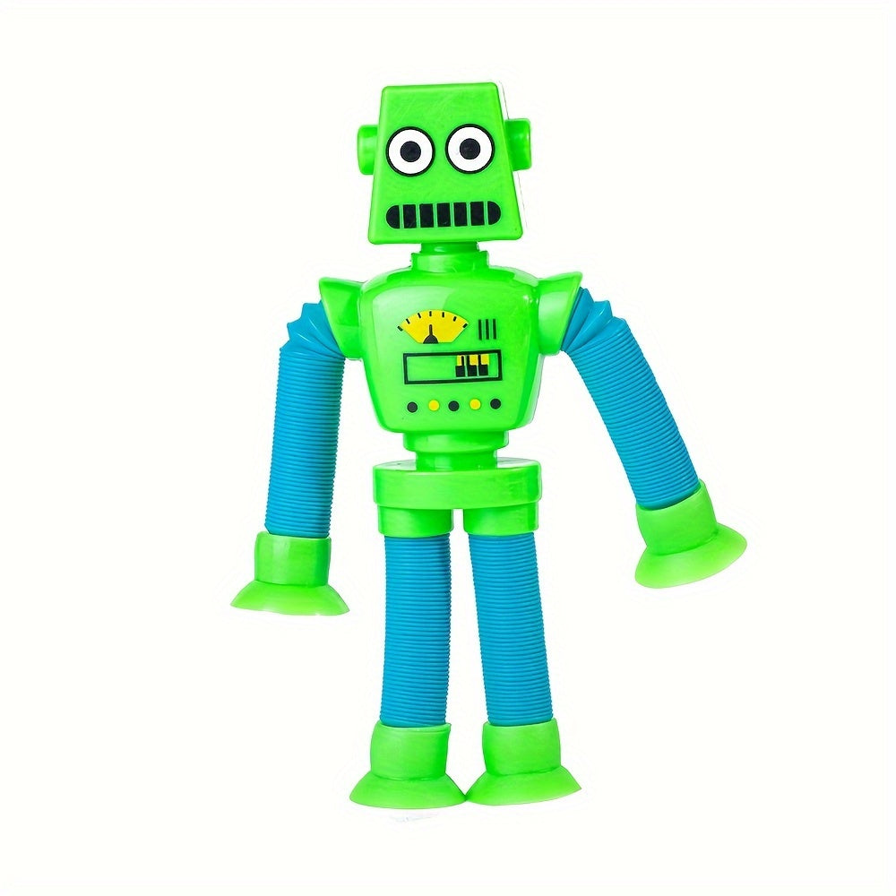 Colorful Stretchy Robots Flexible Hand Puppet Toy for Kids