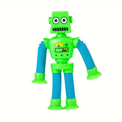 Colorful Stretchy Robots Flexible Hand Puppet Toy for Kids