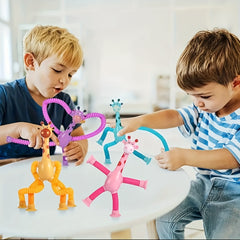 Flexible Suction Cup Giraffe Toy for Kids