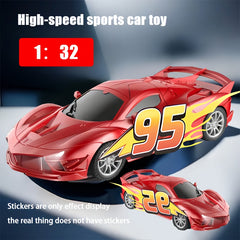 Remote Control Toy Car with Stickers for Indoor & Patio Play