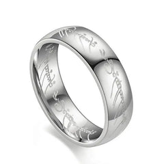 Midi Ring Titanium steel One Ring of Power Movie of Ring Women & Men Jewelry