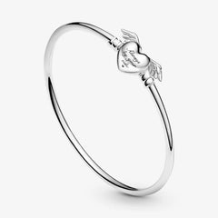 925 Silver Bracelet Daisy Clasp Heart Moments Link Chain DIY Bangle