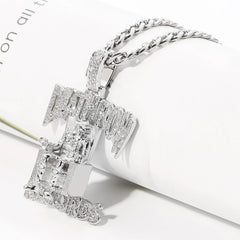 Cuban Necklace Hip Hop Records Men Link Chain Pendant