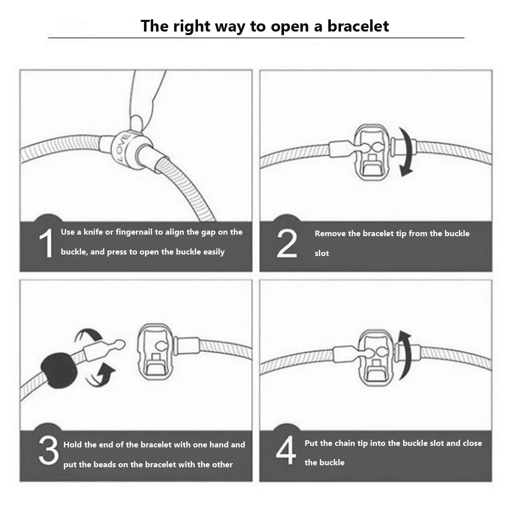 925 Silver Rose Buckle Beaded Pav? Bracelet for Her