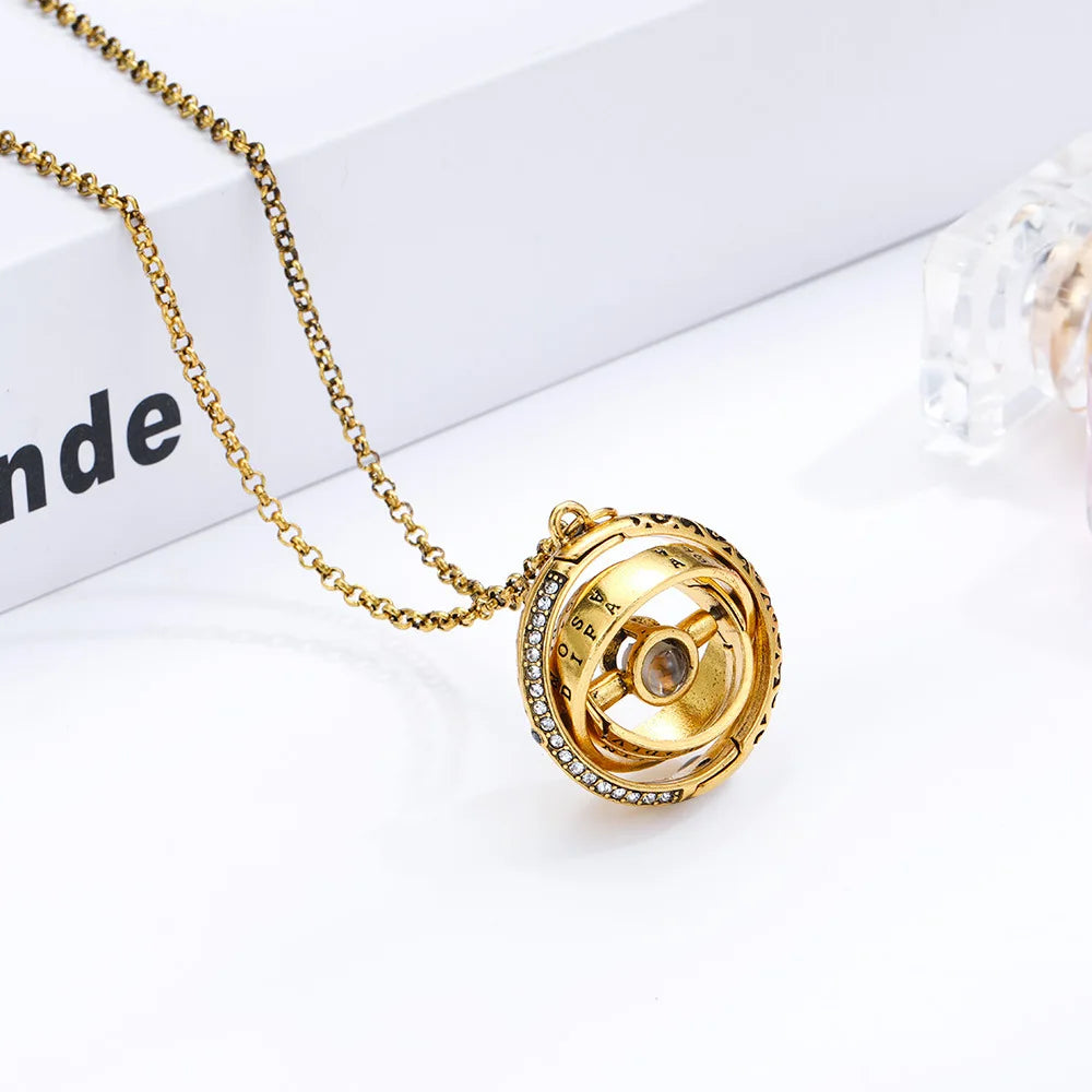 Astronomical Ball Spinner Necklace Choker