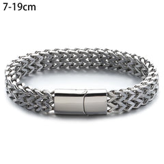 Rhinestone Bracelet Cuban Link Silver Jewelry Bracelet