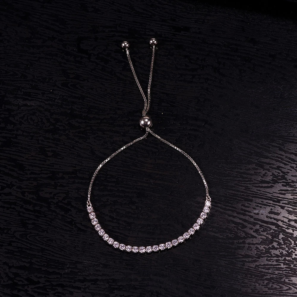 925 Silver Moissanite Diamond Bracelet