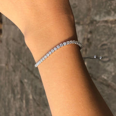 925 Silver Moissanite Diamond Bracelet