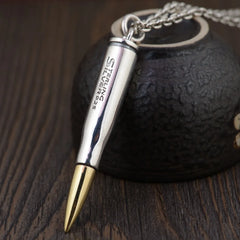 Sterling Silver Bullet Style Pendant Silver & Gawu Box Key Chain