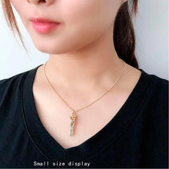S925 Silver Women's Pearl Necklace Couple Hug Pendant Chain 2021
