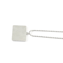 Slim Shady Hippie Choker Necklace Pendant Men Square Necklaces