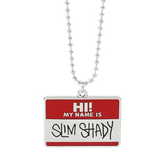 Slim Shady Hippie Choker Necklace Pendant Men Square Necklaces