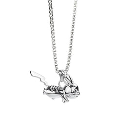 Steel Hip Hop Pikachu Pendant Necklace Jewelry Gift For Him
