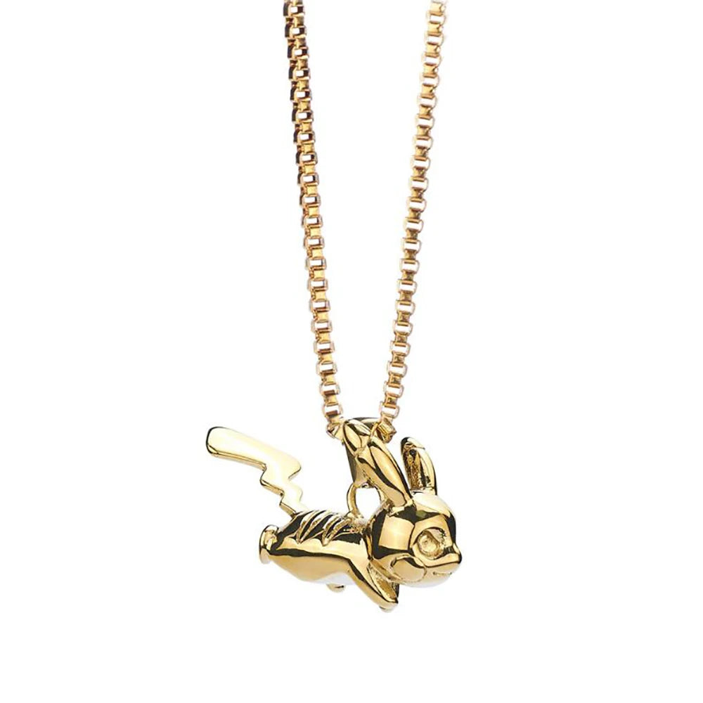Steel Hip Hop Pikachu Pendant Necklace Jewelry Gift For Him