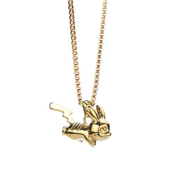 Steel Hip Hop Pikachu Pendant Necklace Jewelry Gift For Him