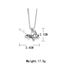 Steel Hip Hop Pikachu Pendant Necklace Jewelry Gift For Him