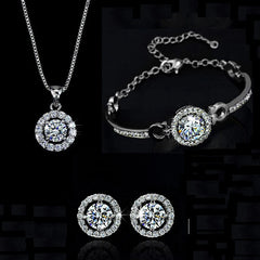 Bridal Crystal Jewelry Set for Wedding