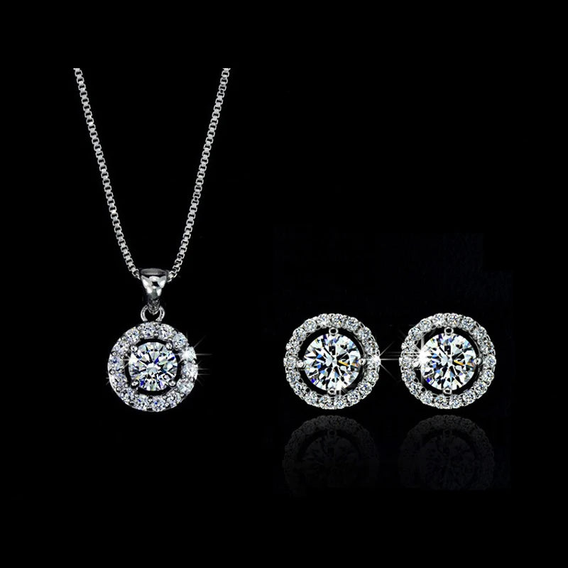 Bridal Crystal Jewelry Set for Wedding