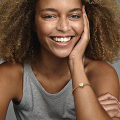 925 Silver Crown O Heart T-Bar Heart Snake Chain Bracelet