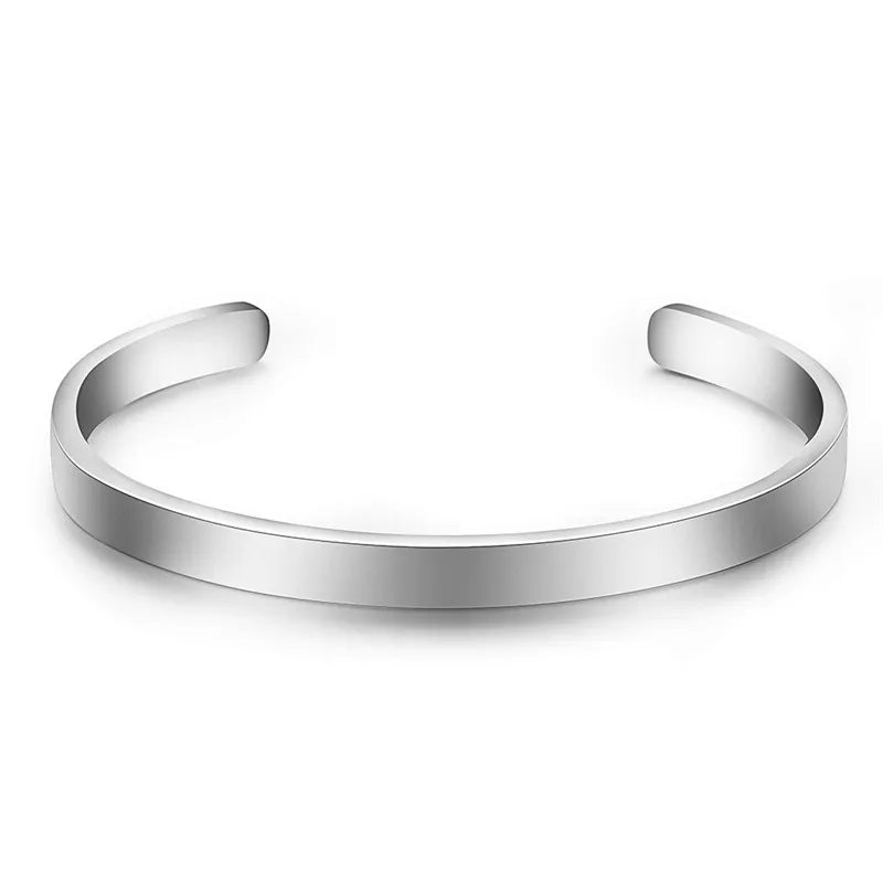 Stainless Steel Punk Bangle Bracelet