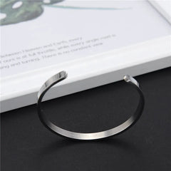 Stainless Steel Punk Bangle Bracelet